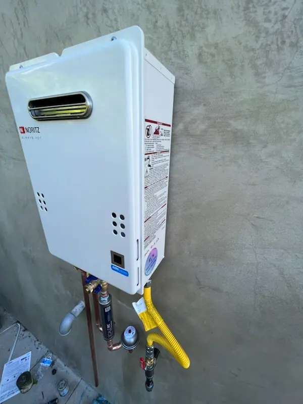 Tankless water heater installation for Hamptonville homes